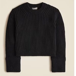 J. Crew Heritage cotton fisherman crewneck sweater